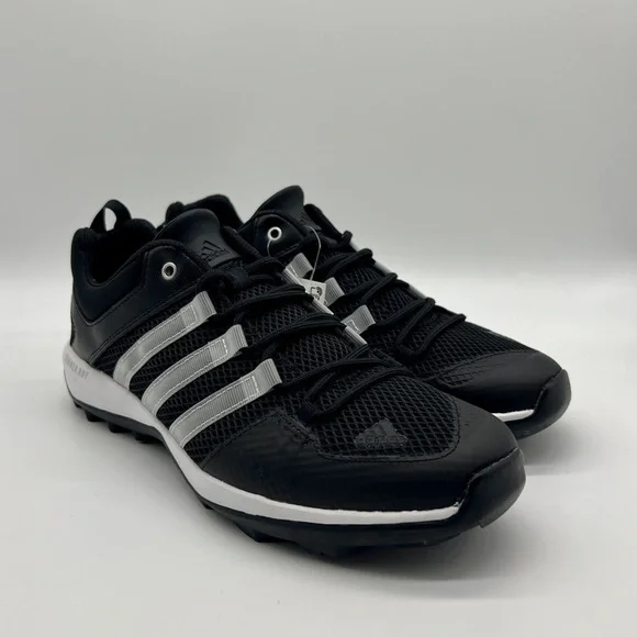 adidas gazelle silver green womens Daroga Plus Lea New Cblack/grefiv/cblack